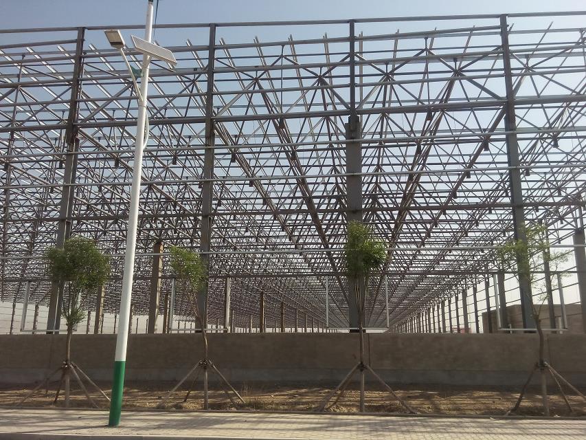 安达汽车工业厂房网架