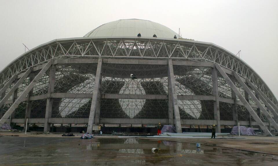 安达温泉馆网架工程